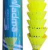 Pluma de Bádminton Nylon, tubo x 6