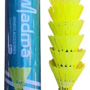 Pluma de Badminton tubo x 6 unidades Nylon