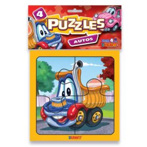 Puzzle DURAVIT Autos  4 piezas  4 motivos  blíster