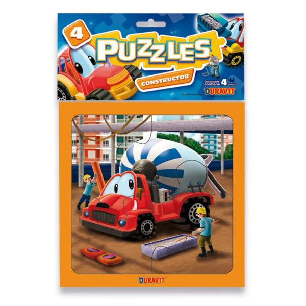 Puzzle DURAVIT Constructor chico  4 piezas  4 moti