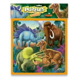 Puzzle DURAVIT Dinosaurios grande  25 piezas  blis