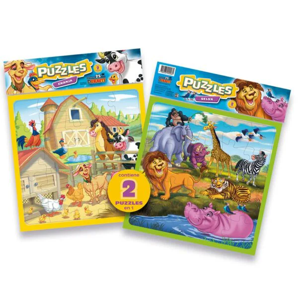 Puzzle DURAVIT Granja y Zoo  25 piezas  blíster 33