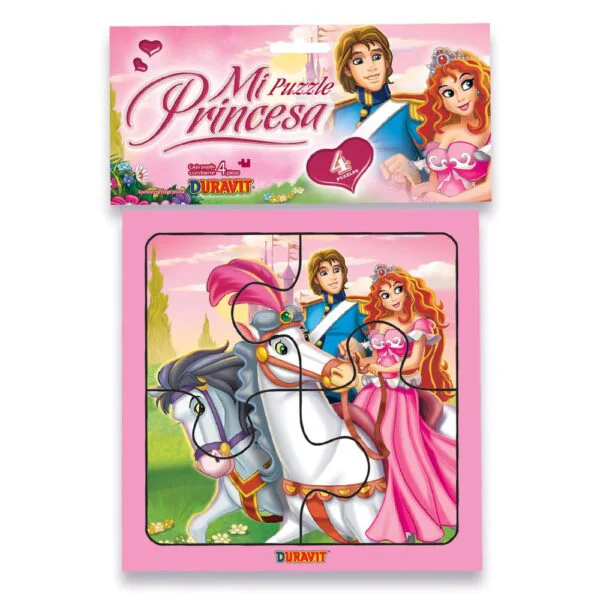 Puzzle DURAVIT Mi Princesa  4 piezas  4 motivos  b
