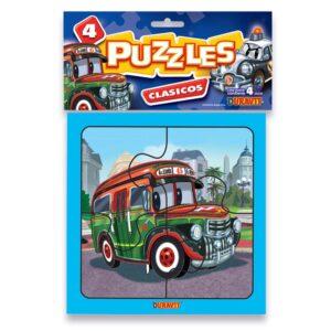Puzzle DURAVIT Transportes Clásicos  4 piezas  4 m