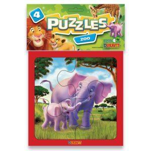 Puzzle DURAVIT Zoo Modelo 1  4 piezas  4 motivos  