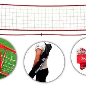 Red de Fútbol Tenis 3 mt base PVC y estacas