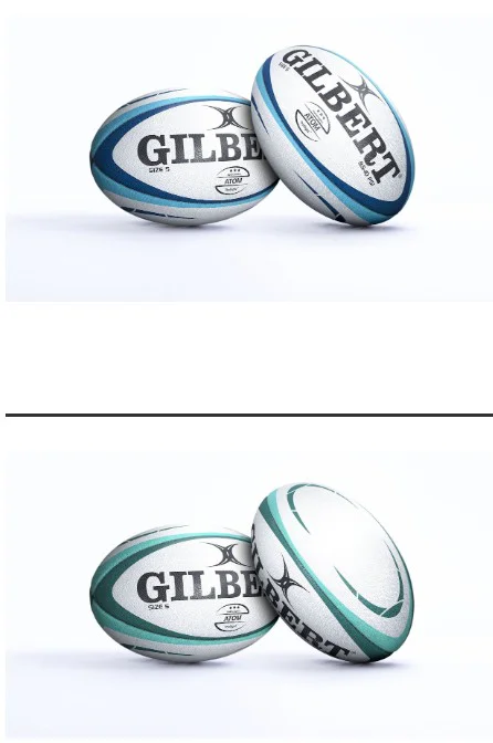 Rugby GILBERT Nº 5  Match Atom  Blue / Green