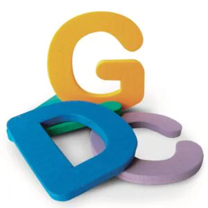 Set de Abecedario letras sueltas Altura 18 cm