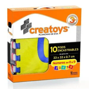 Set de Baldosas encastrables de goma eva  33x33x0 