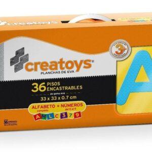 Set de Baldosas encastrables de goma eva 33x33x0