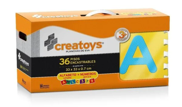 Set de Baldosas encastrables de goma eva  33x33x0