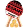 Set de Ping-Pong LEOPARD 2 paletas, 3 pelotitas