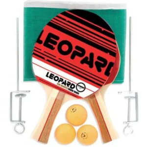 Set de Ping-Pong LEOPARD  paletas  pelotitas  red