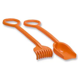 Set de palita y rastrilo mediano DURAVIT
