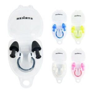 Set de tapones con clip de nariz STRIKER