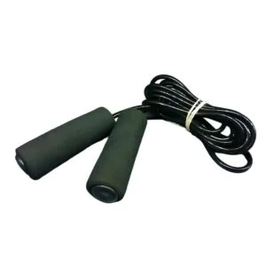 Soga para saltar con puños de neoprene  cable plá