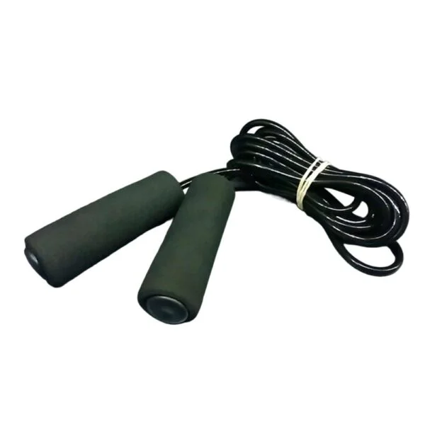 Soga para saltar con puños de neoprene  cable plá