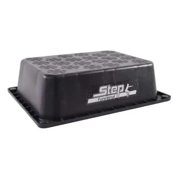 Step NEW PLAST hasta 200 kg  30 x 40 x 13cm  NEGRO