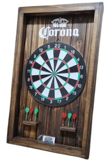 Tiro al blanco con aros  tablero de pino de 40 cm