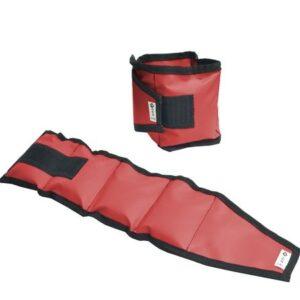 Tobillera portapeso  carga fija  2 kg  c/ abrojo  