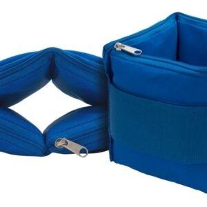 Tobillera portapeso  carga variable  1kg  c/cierre