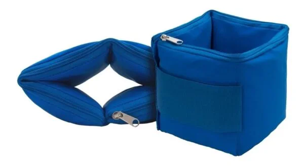 Tobillera portapeso  carga variable  1kg  c/cierre