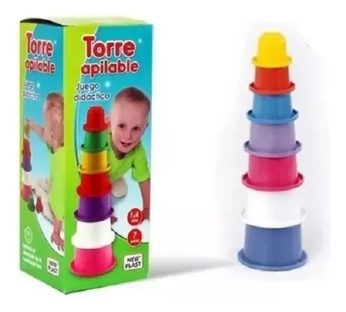 Torre apilable chica  7 elementos