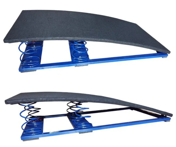 Trampolín de salto  6 resortes 120 x 60 cm  base m