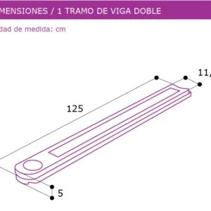Viga doble de equilibrio baja para iniciación   2 