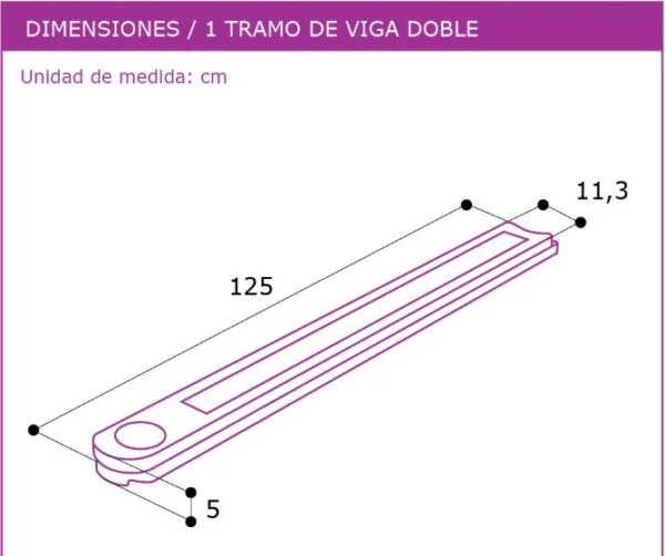 Viga doble de equilibrio baja para iniciación   2