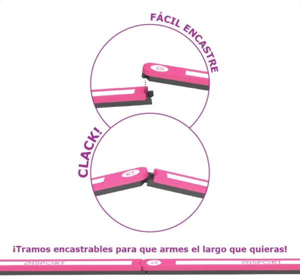 Viga doble de equilibrio baja para iniciación   3