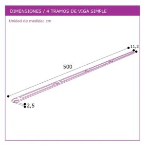 Viga simple de equilibrio baja para iniciación   4