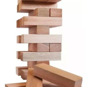 Jenga clásico 54 bloques de madera 18 niveles