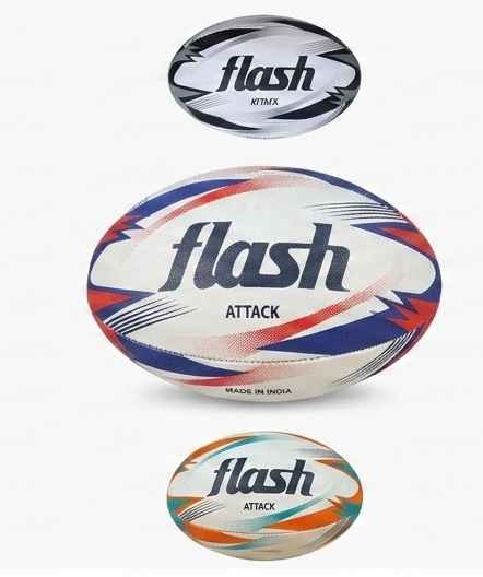 Rugby FLASH Attack Nº 5 c/escudo de clubes  entren