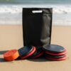 Juego de Tejo playero, discos de goma