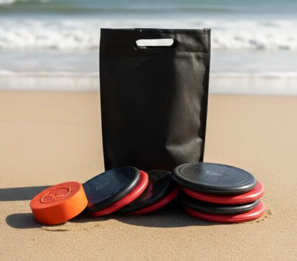 Juego de Tejo playero  discos de goma pesados