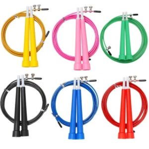 Soga para saltar  cable de acero y mango de plásti