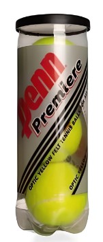 Pelotitas de tenis Penn Premiere  tubo x 3 unidade