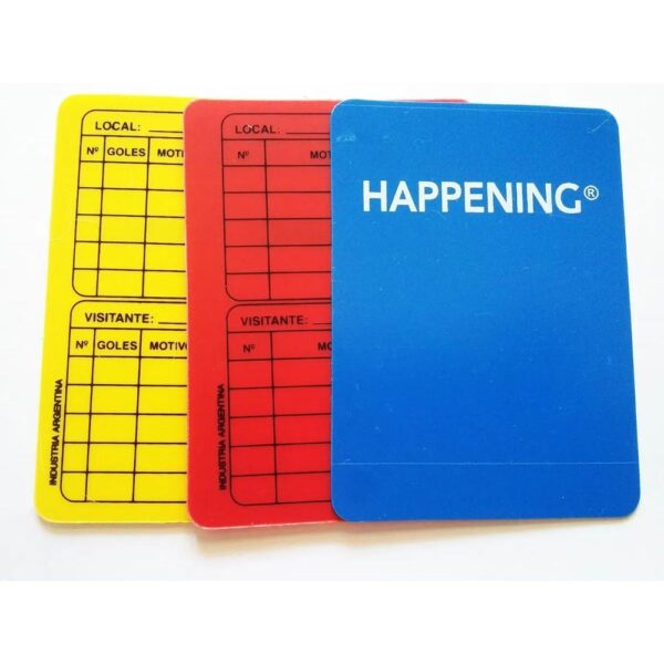 Tarjetas para Arbitro