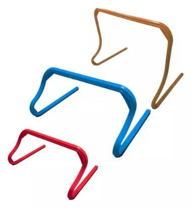 Valla antilesion fija 42 cm  PVC