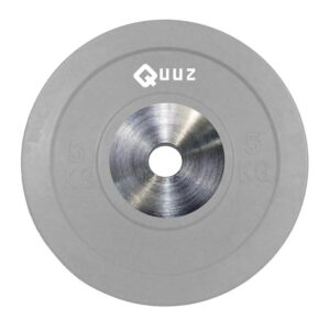 Disco bumper de goma 5 kg Gris