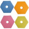 Disco goma EVA hexagonal p/mancuerna aquagym