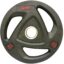 Disco olímpico engomado 10 kg triple agarre, x kg