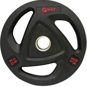 Disco olímpico engomado 15 kg triple agarre  x kg