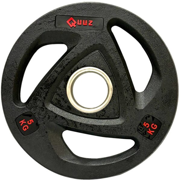 Disco olímpico engomado 5 kg triple agarre  x kg