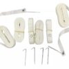 Flejes PVC 50 mm cancha de Vóley, 9 tramos x 9 m