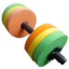 Mancuerna aquagym c/6 discos circulares EVA