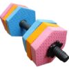 Mancuerna aquagym c/6 discos hexagonales EVA