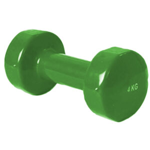 Mancuerna de fundición vinilo 4 kg  Verde