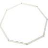Octagono de coordinación con varillas de 45cm en P